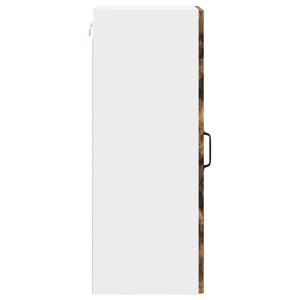 vidaXL Küchenschrank mit Regal 2 pcs Geräucherte Eiche 30 x 31 x 80 cm