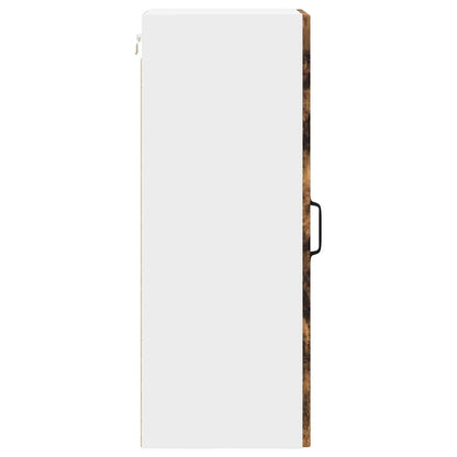vidaXL Küchenschrank mit Regal 2 pcs Geräucherte Eiche 30 x 31 x 80 cm