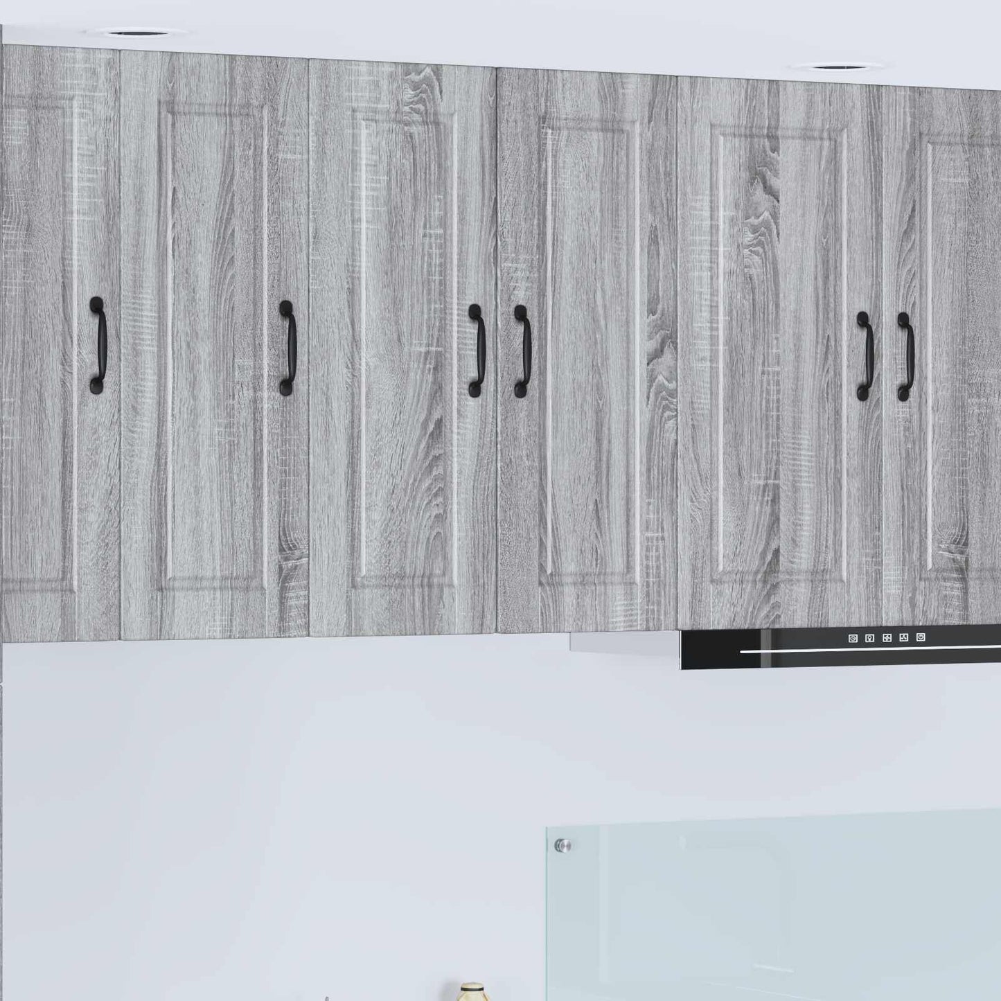 vidaXL Küchenschrank 2 pcs Graues Sonoma 30 x 31 x 80 cm Holzwerkstoff