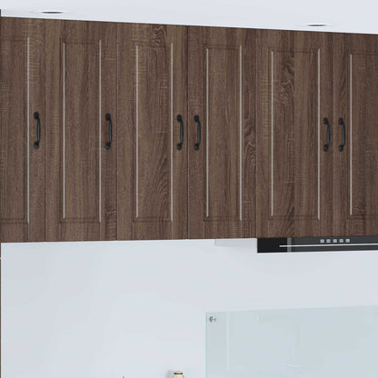 vidaXL Küchenschrank mit Tür 2 pcs Braun Eichen-Optik 30 x 31 x 80 cm