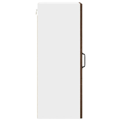 vidaXL Küchenschrank mit Tür 2 pcs Braun Eichen-Optik 30 x 31 x 80 cm