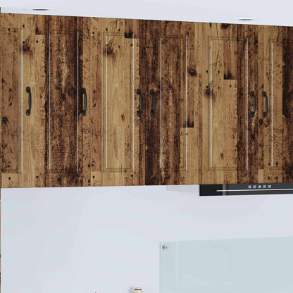 vidaXL Küchenschrank mit Regal Altholz 30 x 31 x 80 cm Holzwerkstoff