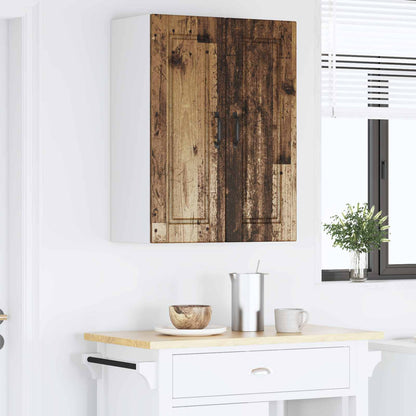 vidaXL Küchenschrank 2 pcs Altholz 30 x 31 x 80 cm Holzwerkstoff