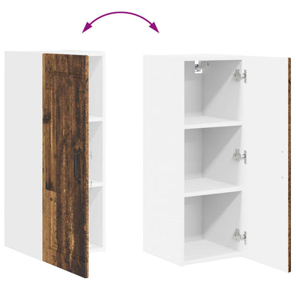 vidaXL Küchenschrank 2 pcs Altholz 30 x 31 x 80 cm Holzwerkstoff