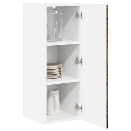 vidaXL Küchenschrank 2 pcs Altholz 30 x 31 x 80 cm Holzwerkstoff