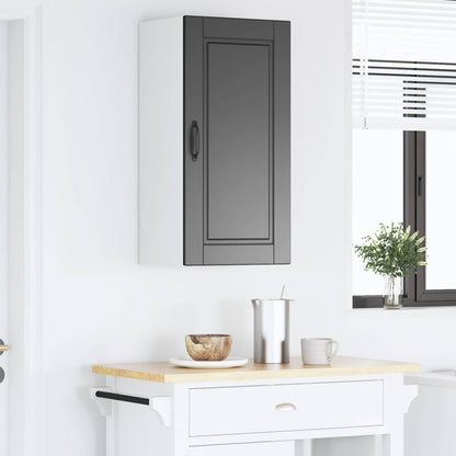 vidaXL Küchenschrank mit Regal Schwarz 40 x 31 x 80 cm Holzwerkstoff