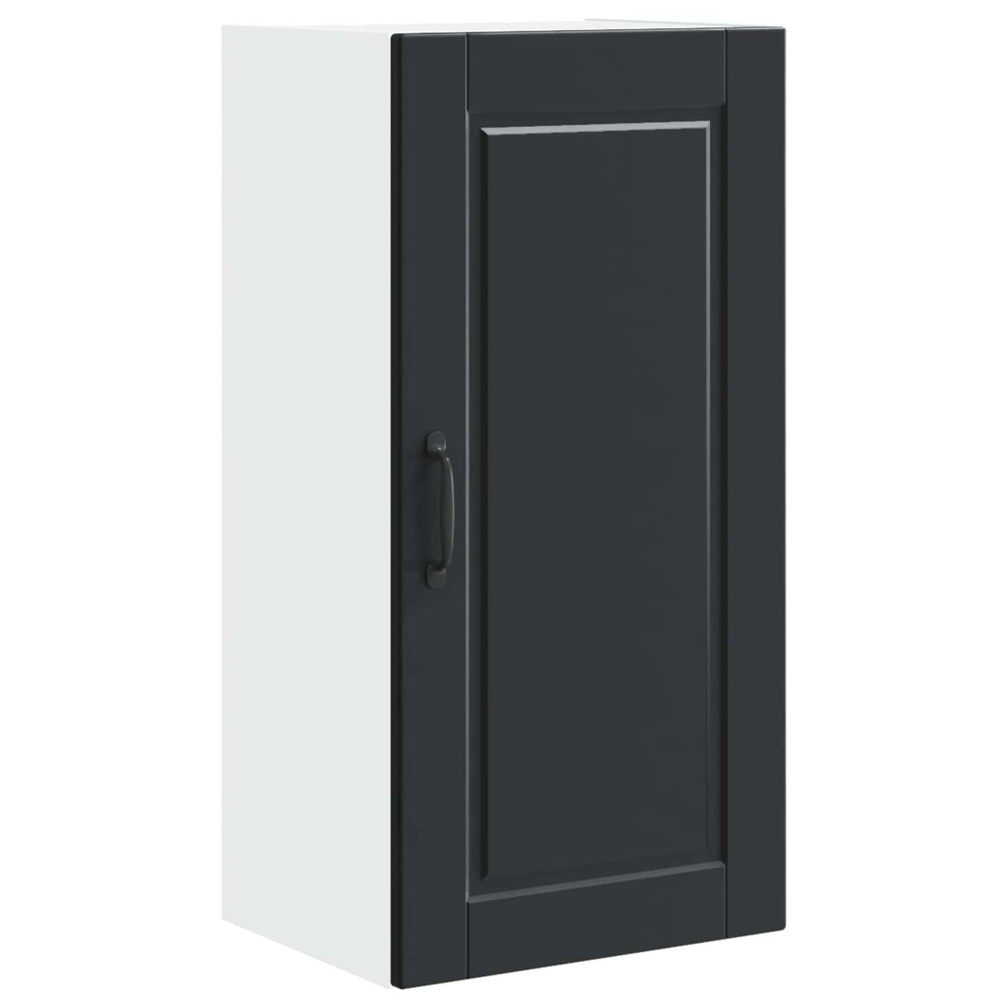 vidaXL Küchenschrank mit Regal Schwarz 40 x 31 x 80 cm Holzwerkstoff