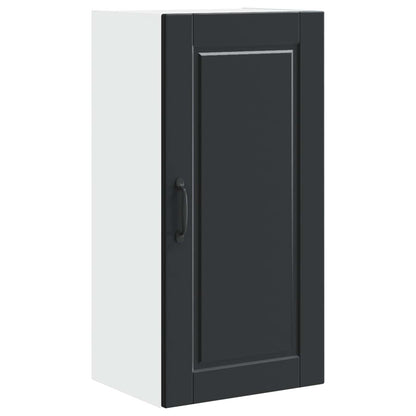 vidaXL Küchenschrank mit Regal Schwarz 40 x 31 x 80 cm Holzwerkstoff