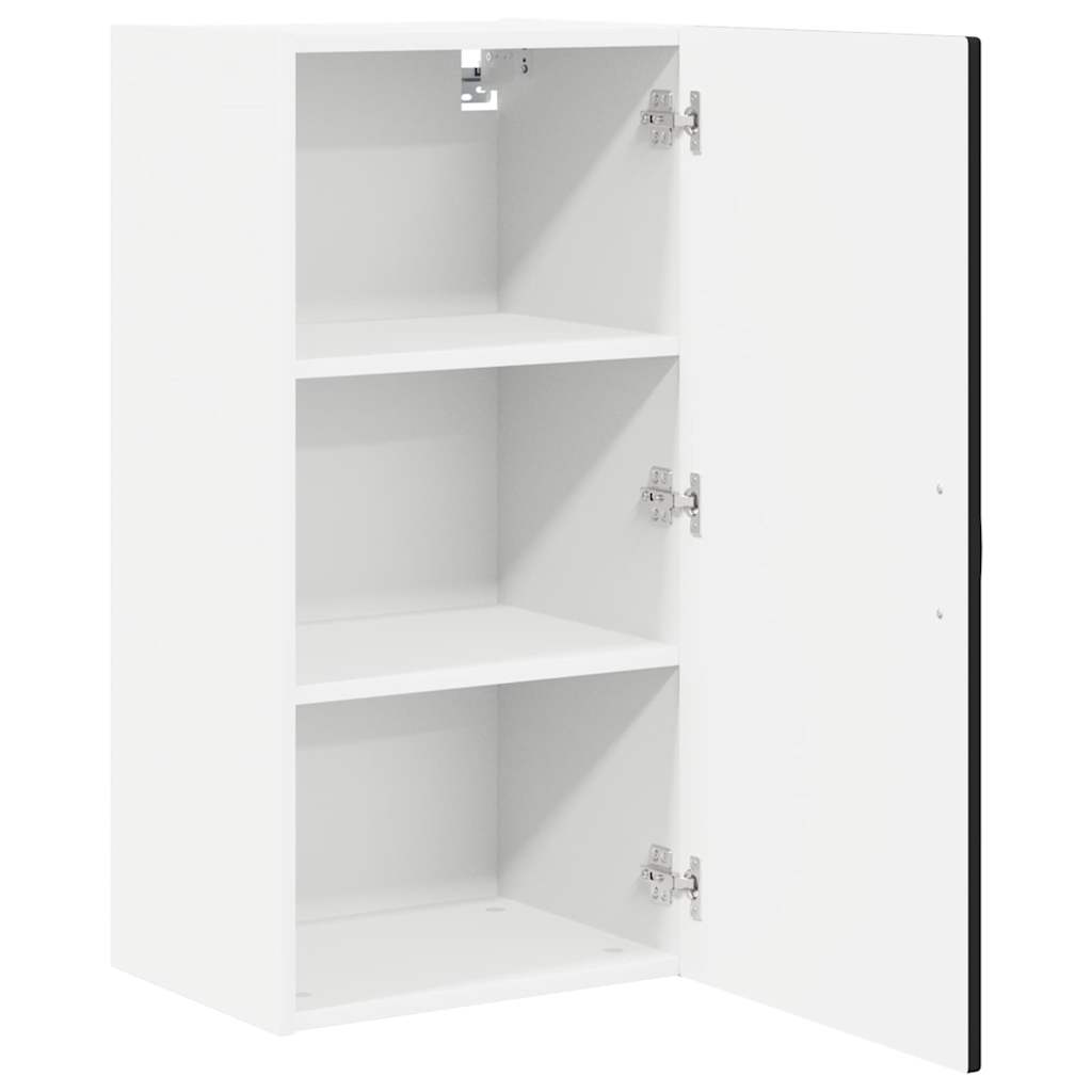 vidaXL Küchenschrank mit Regal Schwarz 40 x 31 x 80 cm Holzwerkstoff