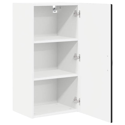vidaXL Küchenschrank mit Regal Schwarz 40 x 31 x 80 cm Holzwerkstoff