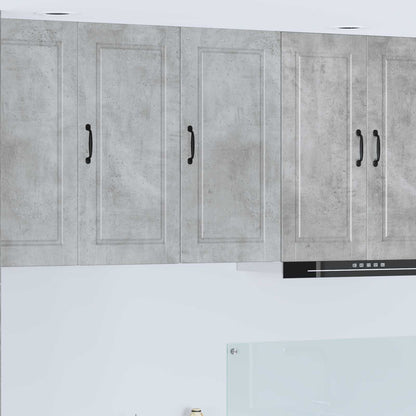 vidaXL Küchenschrank mit Tür Beton Grau 40 x 31 x 80 cm Holzwerkstoff