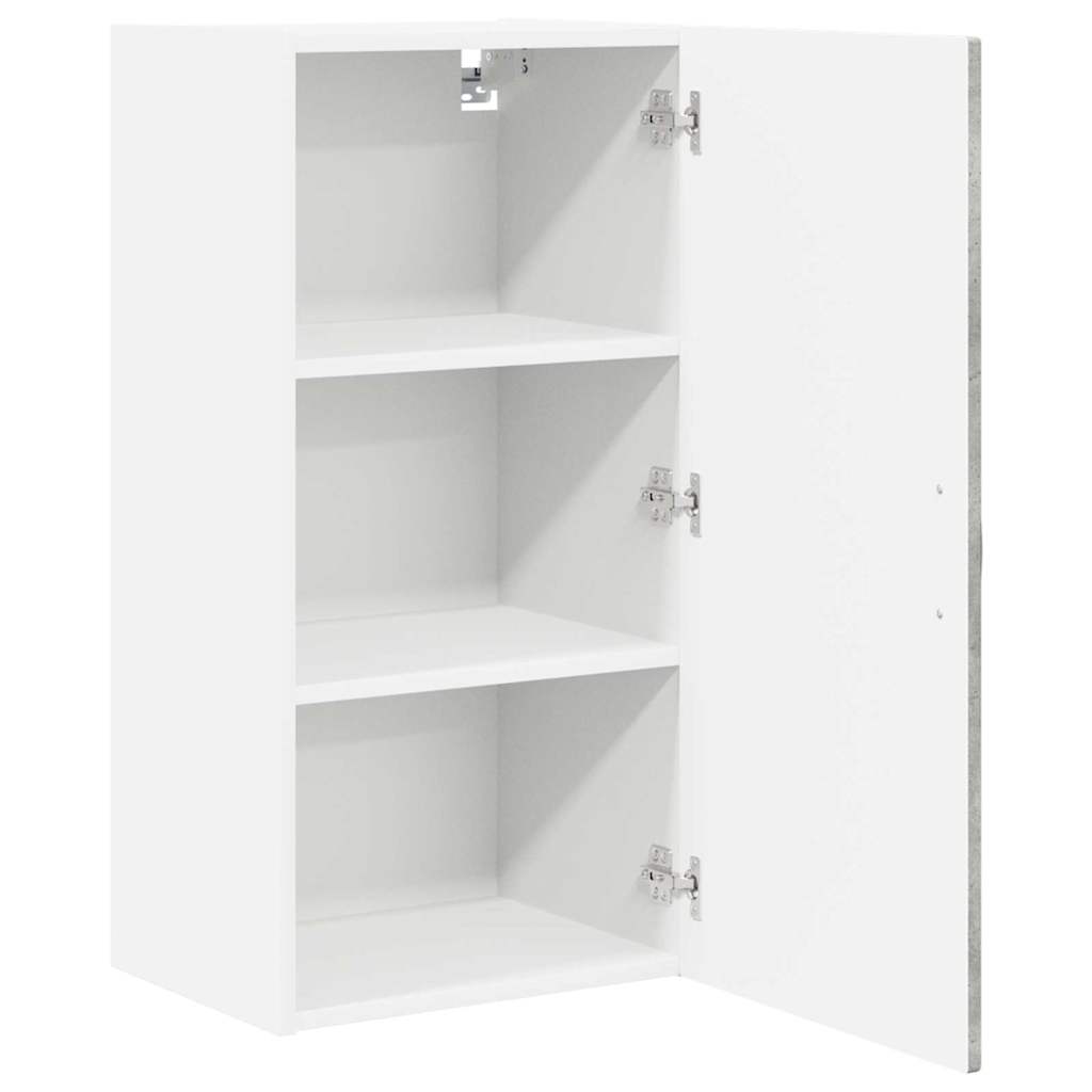 vidaXL Küchenschrank mit Tür Beton Grau 40 x 31 x 80 cm Holzwerkstoff