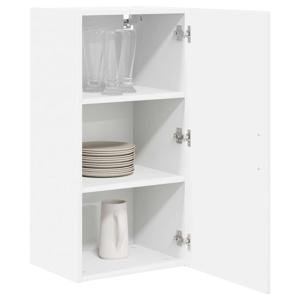 vidaXL Küchenschrank Hochglanz Weiß 40 x 31 x 80 cm Holzwerkstoff