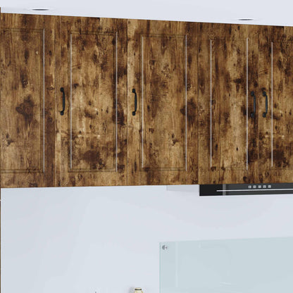 vidaXL Küchenschrank Geräucherte Eiche 40 x 31 x 80 cm Holzwerkstoff