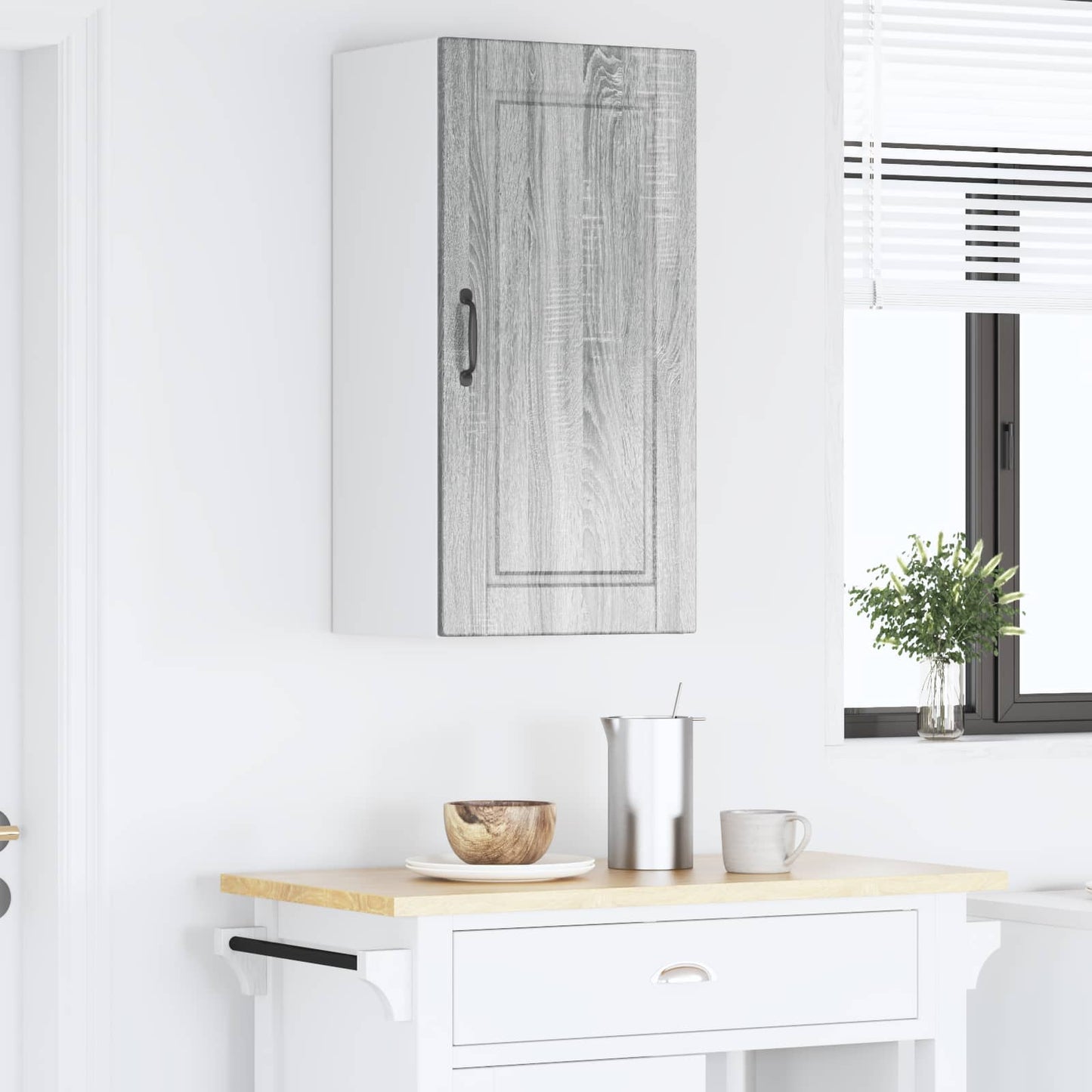 vidaXL Küchenschrank Graues Sonoma 40 x 31 x 80 cm Holzwerkstoff