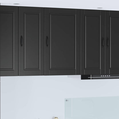 vidaXL Küchenschrank mit Regal Schwarz 50 x 31 x 80 cm Holzwerkstoff