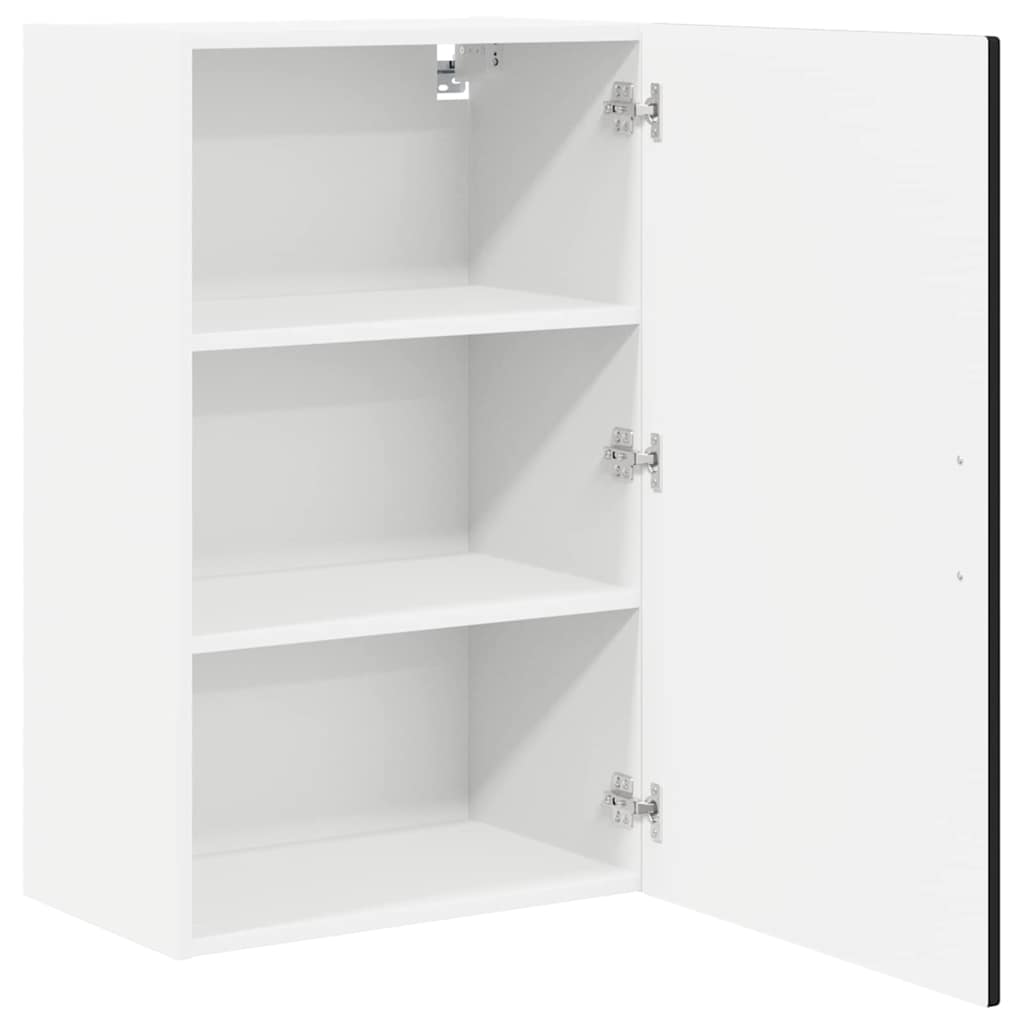 vidaXL Küchenschrank mit Regal Schwarz 50 x 31 x 80 cm Holzwerkstoff