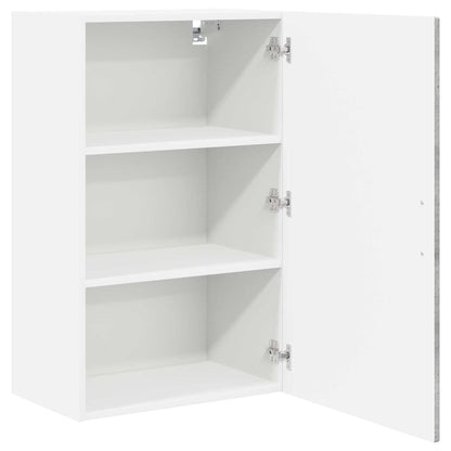 vidaXL Küchenschrank mit Tür Beton Grau 50 x 31 x 80 cm Holzwerkstoff