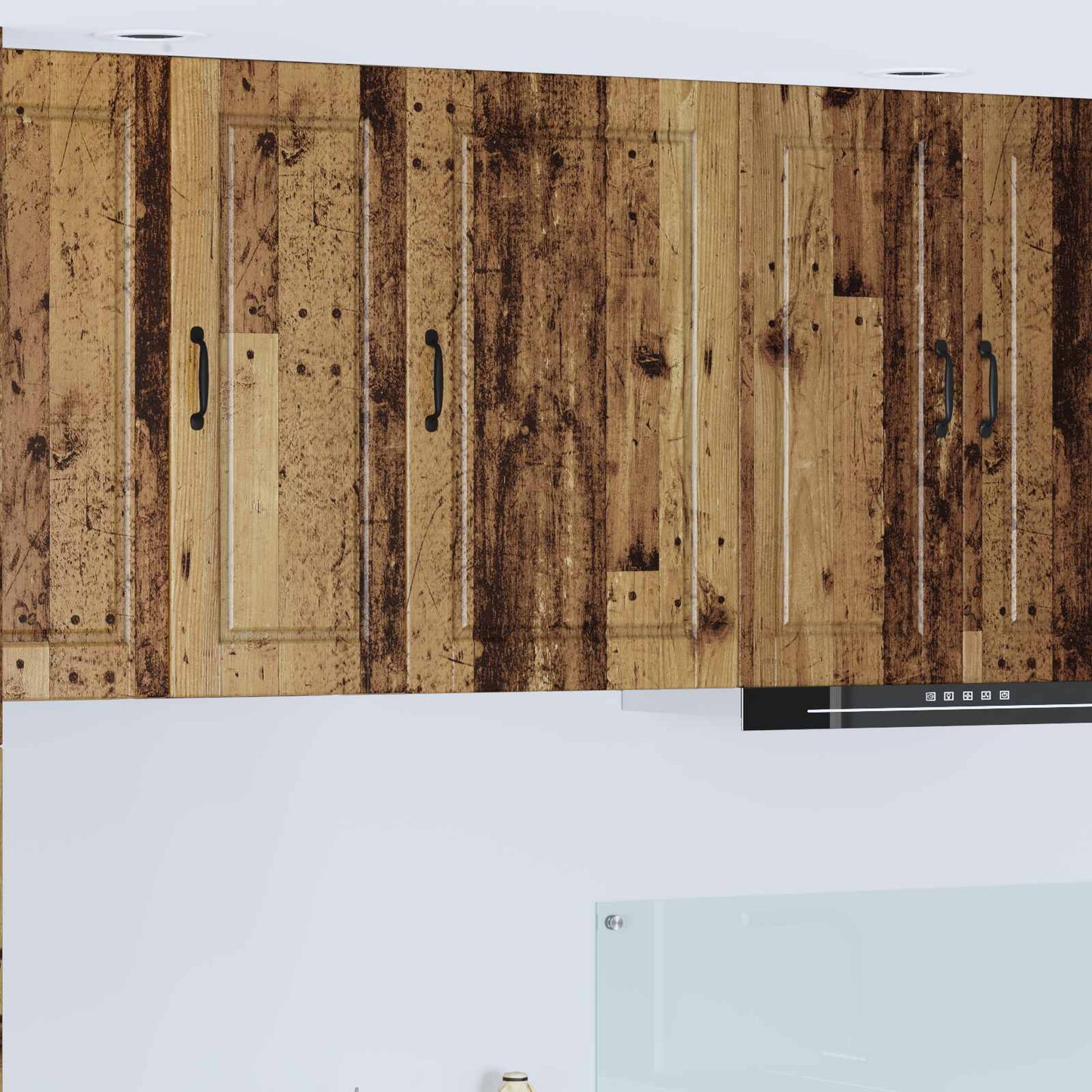 vidaXL Küchenschrank mit Regal Altholz 50 x 31 x 80 cm Holzwerkstoff