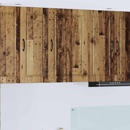 vidaXL Küchenschrank mit Regal Altholz 50 x 31 x 80 cm Holzwerkstoff
