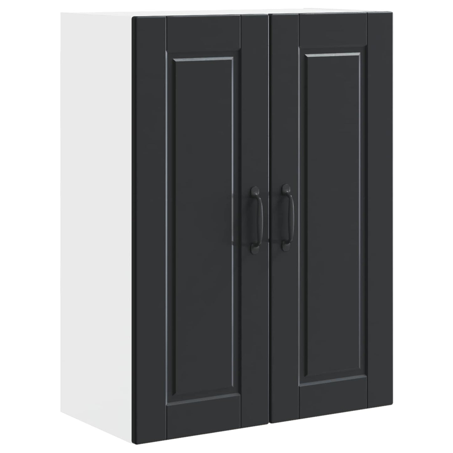 vidaXL Küchenschrank mit Regal Schwarz 60 x 31 x 80 cm Holzwerkstoff