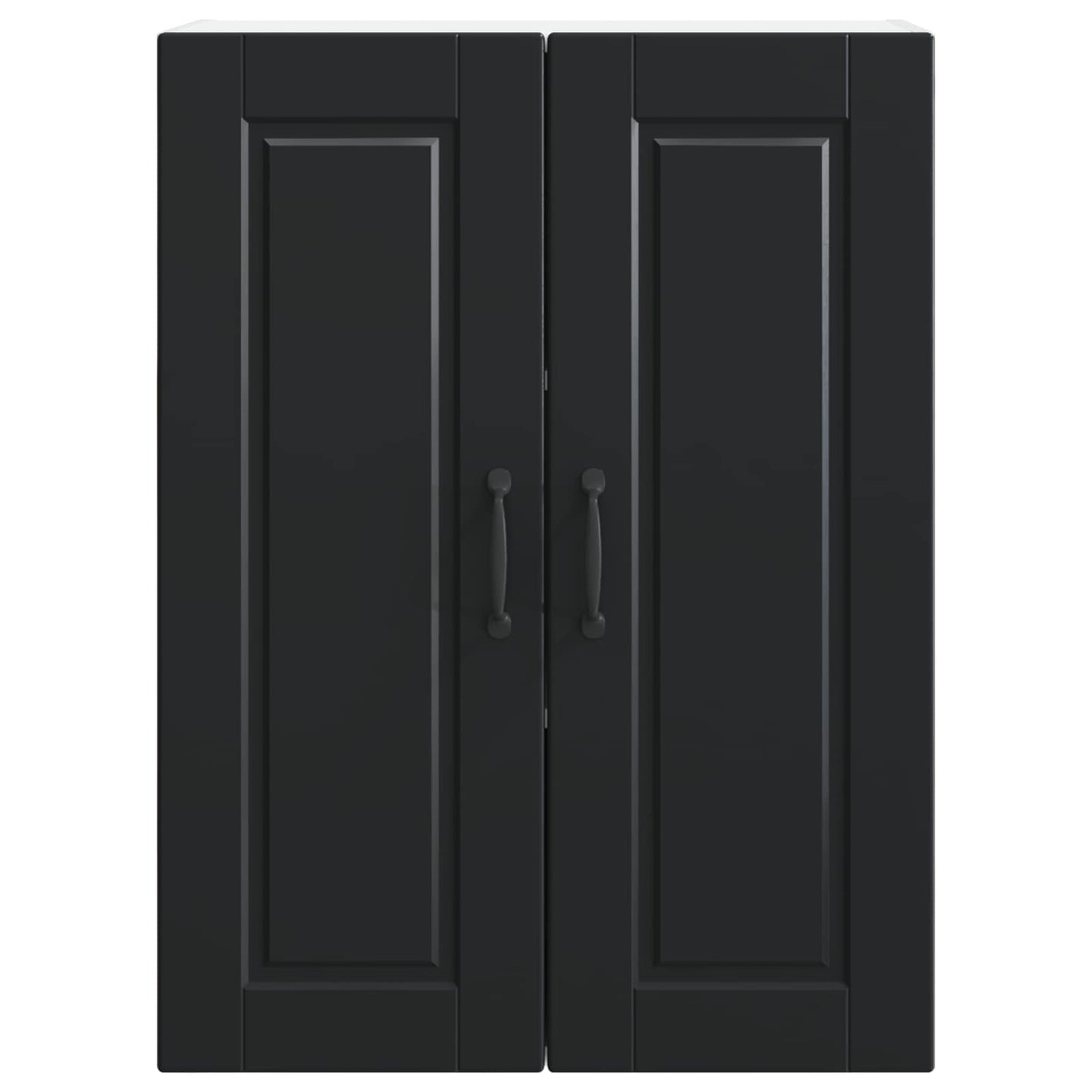vidaXL Küchenschrank mit Regal Schwarz 60 x 31 x 80 cm Holzwerkstoff