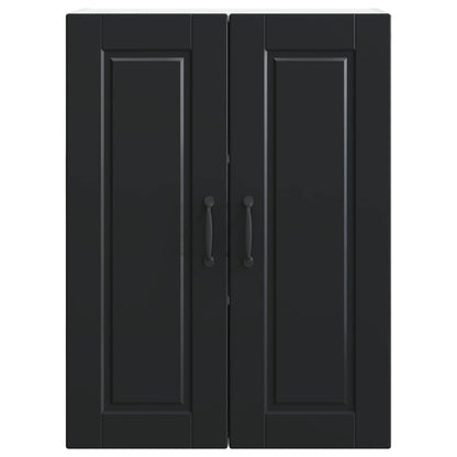vidaXL Küchenschrank mit Regal Schwarz 60 x 31 x 80 cm Holzwerkstoff