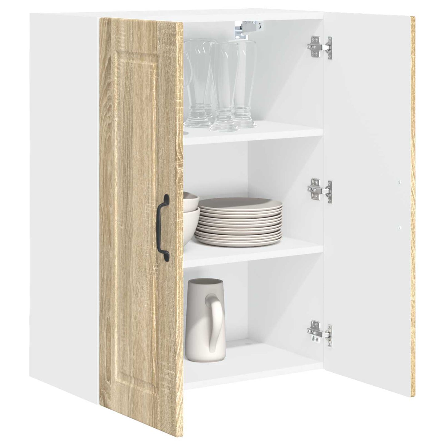 vidaXL Küchenschrank Sonoma-Eiche 60 x 31 x 80 cm Holzwerkstoff