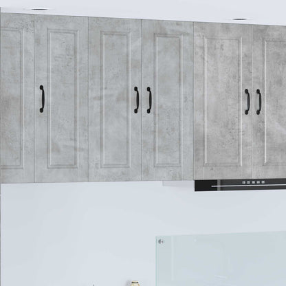 vidaXL Küchenschrank mit Tür Beton Grau 60 x 31 x 80 cm Holzwerkstoff
