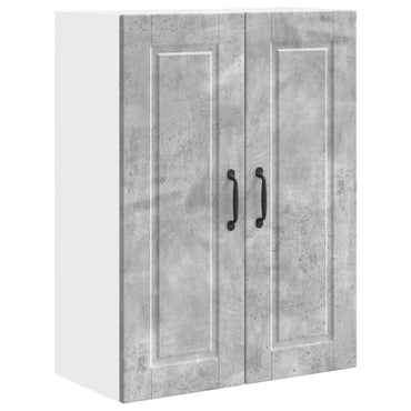 vidaXL Küchenschrank mit Tür Beton Grau 60 x 31 x 80 cm Holzwerkstoff
