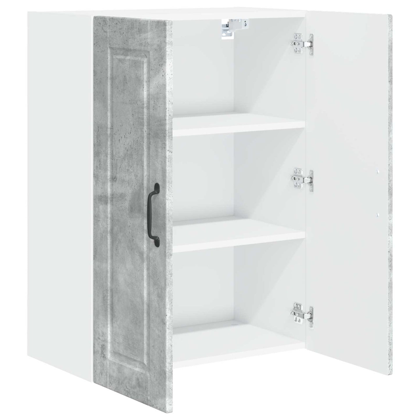 vidaXL Küchenschrank mit Tür Beton Grau 60 x 31 x 80 cm Holzwerkstoff