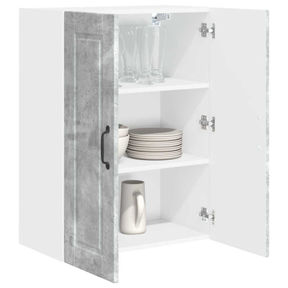 vidaXL Küchenschrank mit Tür Beton Grau 60 x 31 x 80 cm Holzwerkstoff