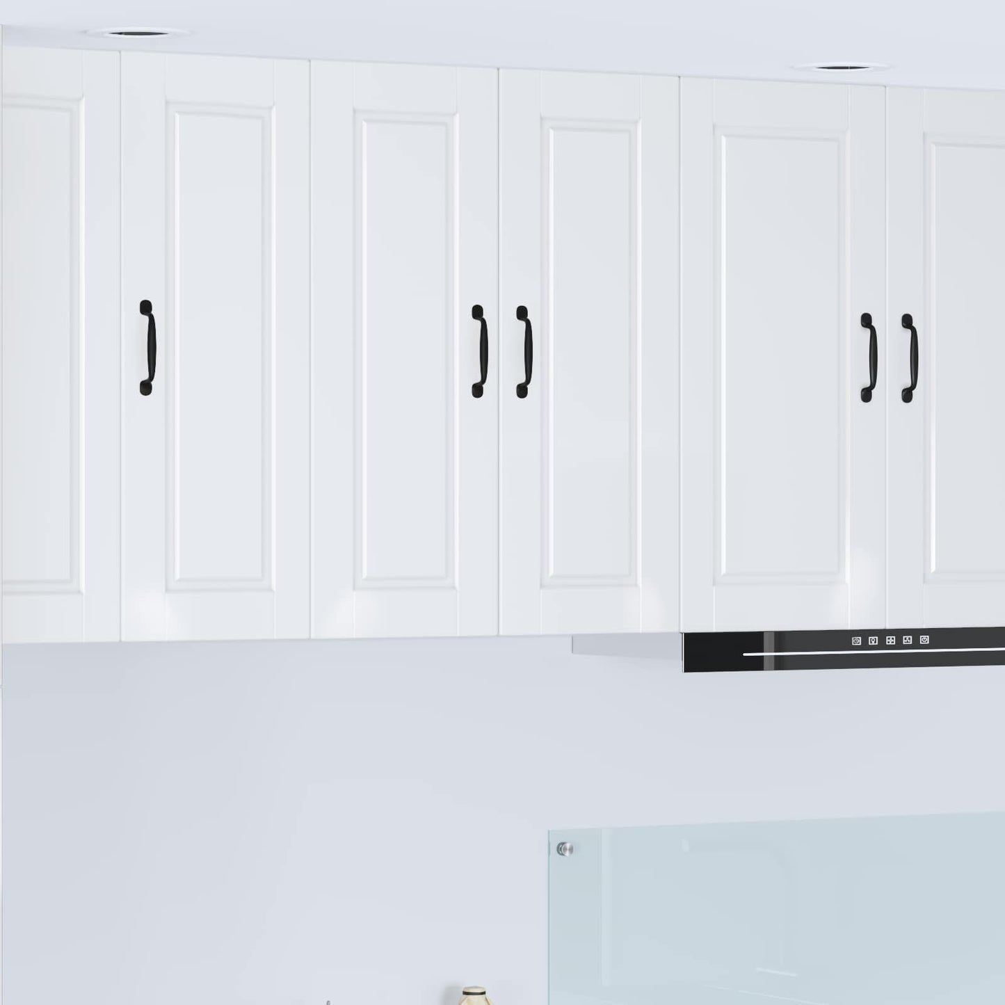vidaXL Küchenschrank Hochglanz Weiß 60 x 31 x 80 cm Holzwerkstoff