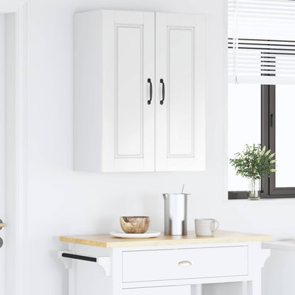 vidaXL Küchenschrank Hochglanz Weiß 60 x 31 x 80 cm Holzwerkstoff