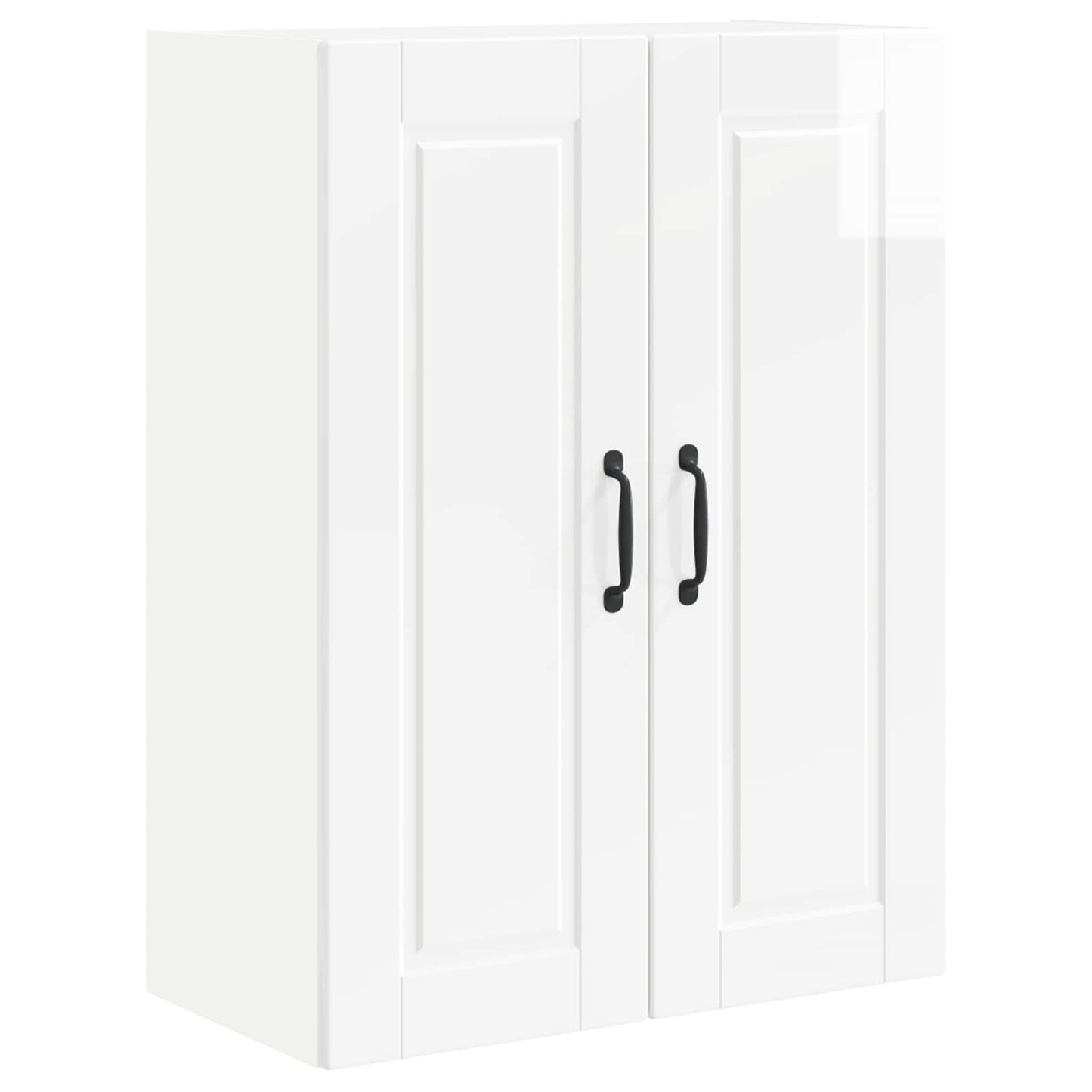 vidaXL Küchenschrank Hochglanz Weiß 60 x 31 x 80 cm Holzwerkstoff