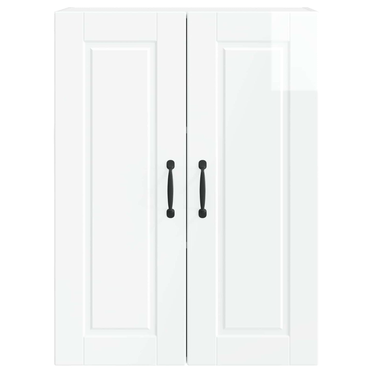 vidaXL Küchenschrank Hochglanz Weiß 60 x 31 x 80 cm Holzwerkstoff