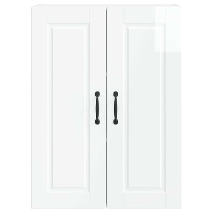 vidaXL Küchenschrank Hochglanz Weiß 60 x 31 x 80 cm Holzwerkstoff