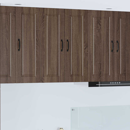 vidaXL Küchenschrank Braun Eichen-Optik 60 x 31 x 80 cm Holzwerkstoff