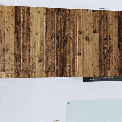 vidaXL Küchenschrank mit Regal Altholz 60 x 31 x 80 cm Holzwerkstoff