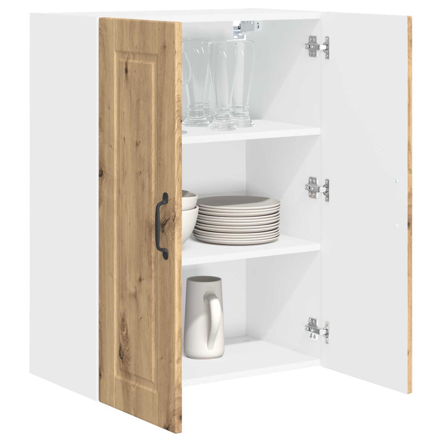 vidaXL Küchenschrank Artisan-Eiche 60 x 31 x 80 cm Holzwerkstoff