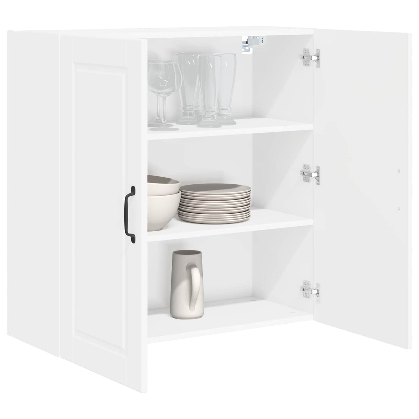 vidaXL Küchenschrank mit Regal Weiß 80 x 31 x 80 cm Holzwerkstoff
