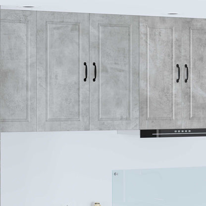 vidaXL Küchenschrank mit Tür Beton Grau 80 x 31 x 80 cm Holzwerkstoff