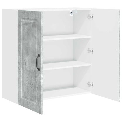vidaXL Küchenschrank mit Tür Beton Grau 80 x 31 x 80 cm Holzwerkstoff