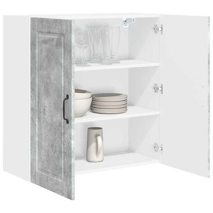 vidaXL Küchenschrank mit Tür Beton Grau 80 x 31 x 80 cm Holzwerkstoff