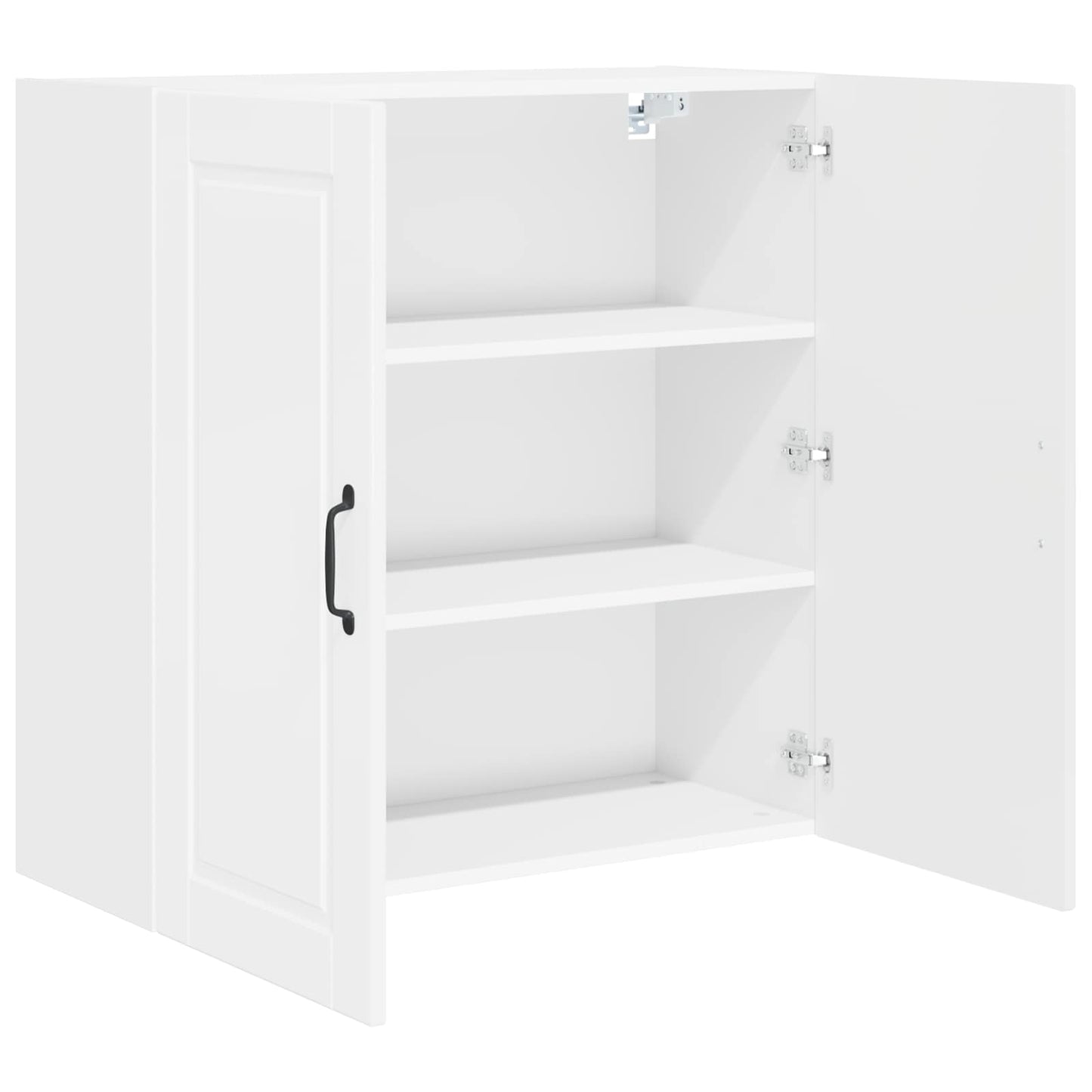 vidaXL Küchenschrank Hochglanz Weiß 80 x 31 x 80 cm Holzwerkstoff