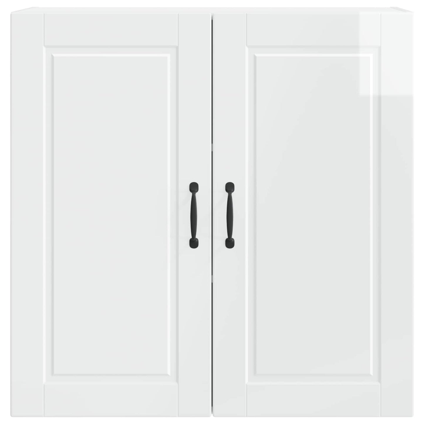 vidaXL Küchenschrank Hochglanz Weiß 80 x 31 x 80 cm Holzwerkstoff