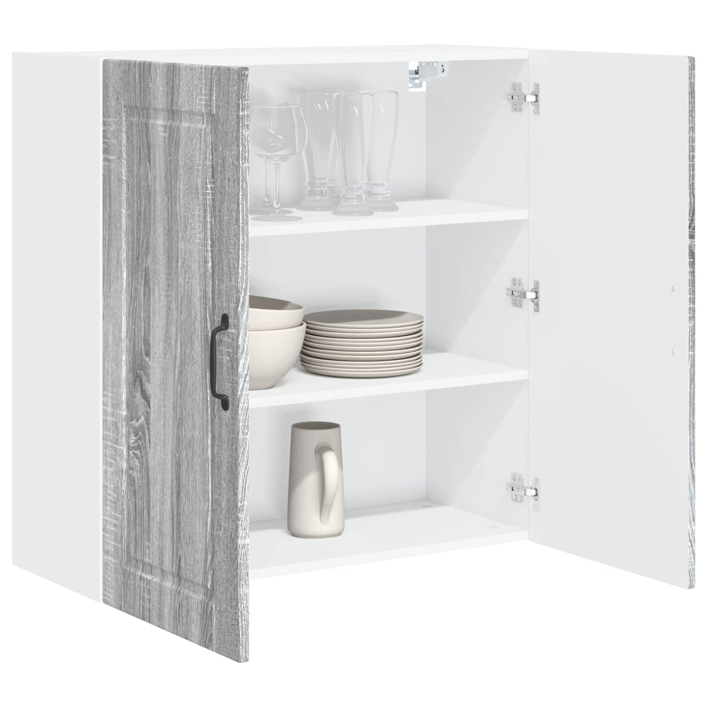 vidaXL Küchenschrank Graues Sonoma 80 x 31 x 80 cm Holzwerkstoff