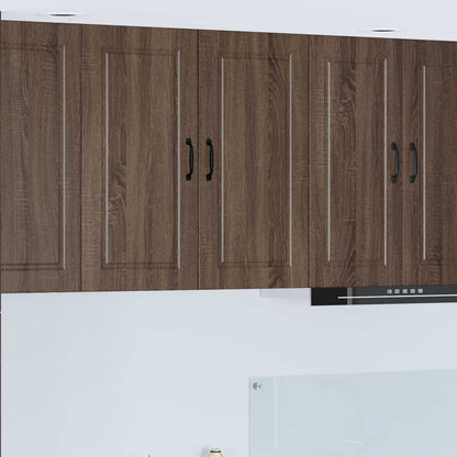 Küchenschrank Braun Eichen-Optik 80 x 31 x 80 cm Holzwerkstoff