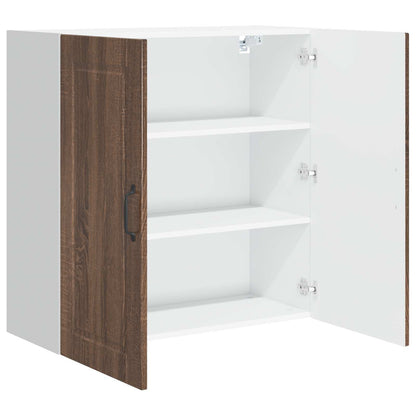 Küchenschrank Braun Eichen-Optik 80 x 31 x 80 cm Holzwerkstoff