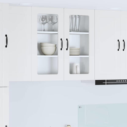 vidaXL Küchenschrank mit Regal Weiß 80 x 31 x 80 cm Holzwerkstoff